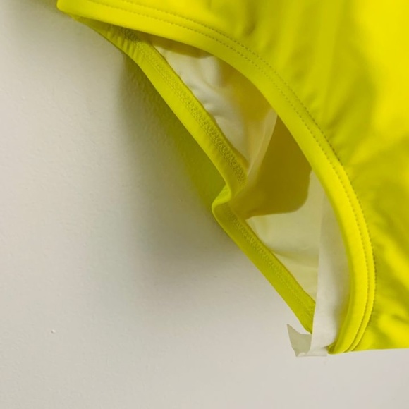 🎗️💛Calvin Klein XS Yellow Flashy  One-piece 💛🎗️ - Picture 9 of 13
